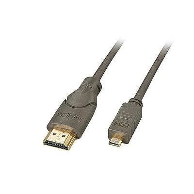 0.5m High Speed HDMI to Micro HDMI Cable with Ethernet Black